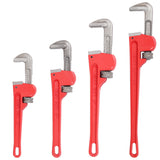 4Pcs 8&10&14&24-inch Straight Heavy Duty Pipe Wrench Set Plumber Adjustable Water Alloy Steel Grip Plumber's Wrench Plumbing Tools SolidRoot Buy Furniture USA