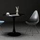 Modern Round Dining Table, ∅31.5'' Kitchen Dining Room Furniture, Coffee Table, Leisure Table, Living Room Table, Black, Christmas Gifts, Christmas Selections Livingsource