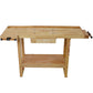55-Inch Wood Workbench - Wooden Workbench for Garage Workshop and Home,with Bar Clamps Set 12 inch x 3inch Throat,Pack of 4 Livingsource