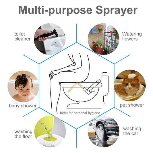 Bidet Sprayer for Toilet, Handheld Cloth Diaper Sprayer - SolidRoot Buy Furniture USA