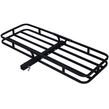 Hitch Mount Cargo Carrier ,Rear Cargo Rack for SUV, Truck, Car,Luggage Basket Rack Fits 2' Receiver Livingsource