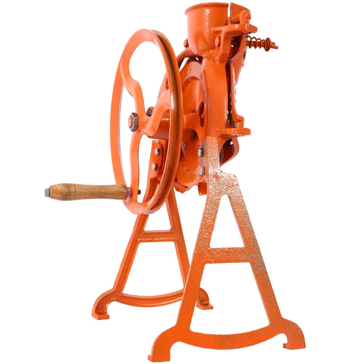 Hand Corn Sheller Heavy Duty Shelling Machine Manual Farm Corn Thresher Corn Remover Tools Hand Sheller with Wooden Handle Cast Iron Manual Thresher