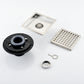6 Inch Square Shower Floor Drain - SolidRoot Buy Furniture USA