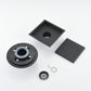 6 Inch Square Shower Floor Drain - SolidRoot Buy Furniture USA