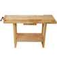 55-Inch Wood Workbench - Wooden Workbench for Garage Workshop and Home,with Bar Clamps Set 12 inch x 3inch Throat,Pack of 4 Livingsource