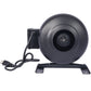 4-Inch 203 CFM Inline Duct Fan: Air Circulation Vent Blower for Hydroponics, Basements, and Kitchens Livingsource