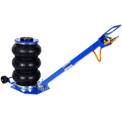 3T Triple Bag Air Jack ,Pneumatic Jack 3 bag ,lifting 16in capacity 6600lbs,easy-collapsing Terrain,Blue color Livingsource
