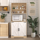 Pantry Cabinet with 2 Doors, 3-Tier Modern Kitchen Cabinet with Shelves, Freestanding Larder Cupboard, Kitchen Pantry Storage Cabinet for Kitchen, Dining Room Livingsource