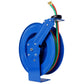 Welding Hose Reel Retractable 1/4 Inch x 50Foot Twin Oxygen Acetylene Rubber Hoses STD Duty Max 200PSI Heavy Duty Industrial Single Arm Construction Livingsource