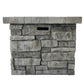 30" Outdoor Square MgO Propane Fire Pit - 40,000 BTU, Grey - SolidRoot Buy Furniture USA