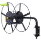 Swivel Hose Reel Wall Mount - 180 Degree Pivot Hose Hanger - Great for Garden Storage - Hose Holder Wall Mount for Garden Hose - Heavy Duty Steel Hose Hanger for Hose Reels Livingsource