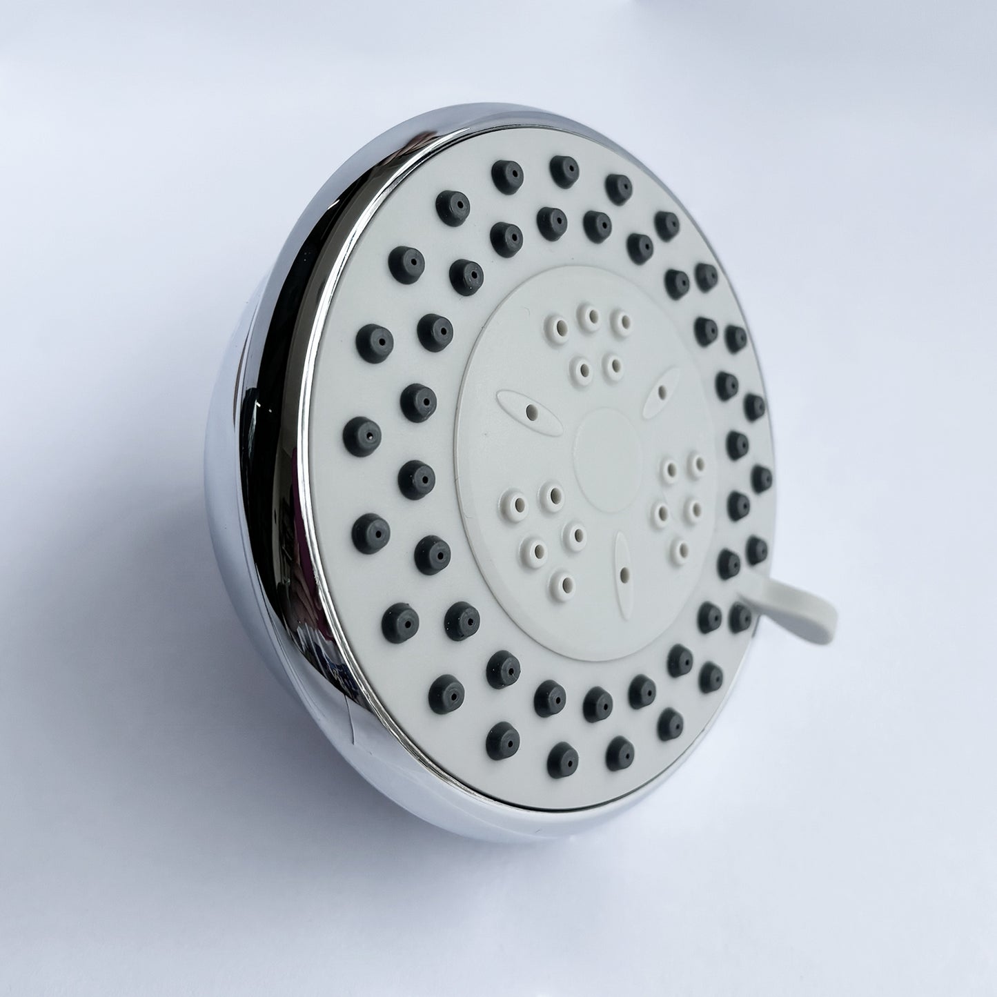 High-Pressure Rain Shower Head With 3 Spray Modes, 4 inch Fixed Bathroom Rainfall Showerhead With Adjustable Swivel Ball Joint, Bathroom Accessories