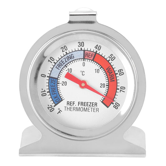 Stainless Steel Large Dial Freezer Refrigerator Thermometer Temperature Gauge Tool Livingsource
