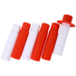 4 Pack Traffic Delineator Post Cones with Fillable Base, Adjustable Plastic Safety Barrier with 5Ft Plastic Chain, Outdoor and Indoor Crowd Control Stanchion for Traffic Control and warning W/R Livingsource
