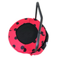 XTP003 Assembled children's trampoline happy expression outdoor and indoor dual-use ladybug black and red foldable iron tube for kids age 3 - 7 Livingsource