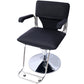 Stainless steel frame,Fashion style Hair Salon Chair Styling Heavy Duty Hydraulic Pump Barber Chair Beauty Shampoo Barbering Chair for Hair Stylist Women Man,with Barber Cape (Black) Livingsource
