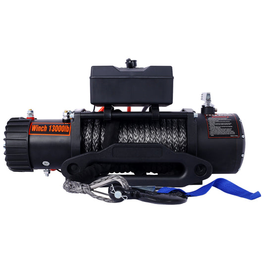 Winch-13000 lb. Load Capacity Electric Winch -12V DC Power for Towing Truck Off Road, with Wireless Remote