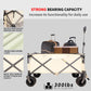 Folding Wagon, Heavy Duty Utility Beach Wagon Cart for Sand with Big Wheels, Adjustable Handle&Drink Holders for Shopping, Camping,Garden and Outdoor Livingsource