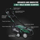 Garden Scarifier, 2-in-1 16INCH Dethatcher Scarifier,15 Amp Electric Lawn Dethatcher,Removable Collection Bag extra large 58QT Livingsource