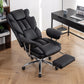 Office Chair, Big and Tall Executive Office Chair with Footrest, Leather Computer Chair, Ergonomic Reclining Chair High Back, Large Home Office Chair (Black) Livingsource