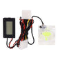 PC Computer 3-Way Flow Meter Digital Temperature Gauge for Water Cooling System Package Livingsource