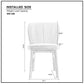 1 PC Wooden Frame Upholstered Shell Dining Chair,Modern Armless Chairs Comfor Kitchen Chairs for Living Room,Restaurant Livingsource