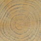 MGO Twist Shape Side Table, Wood-like texture, Natural Color Livingsource