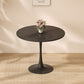 Modern Round Dining Table, ∅31.5'' Kitchen Dining Room Furniture, Coffee Table, Leisure Table, Living Room Table, Black, Christmas Gifts, Christmas Selections Livingsource