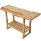 55-Inch Wood Workbench - Wooden Workbench for Garage Workshop and Home,with Bar Clamps Set 12 inch x 3inch Throat,Pack of 4 Livingsource