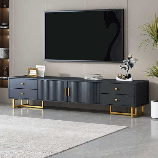 U-Can TV Stand for 65+ Inch TV, Entertainment Center TV Media Console Table, Modern TV Stand with Storage, TV Console Cabinet Furniture for Living Room(OLD SKU: WF530740AAB) SolidRoot Buy Furniture USA