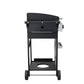 2-Burner Propane Gas BBQ Grill, SS Plancha, 24600BTU Output With Wire Enamel Cooking Grids For Outdoor Barbecue, Foldable Side Table, Hanging Basket, Stainless Steel Livingsource