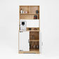 Pantry Cabinet with 2 Doors, 3-Tier Modern Kitchen Cabinet with Shelves, Freestanding Larder Cupboard, Kitchen Pantry Storage Cabinet for Kitchen, Dining Room Livingsource