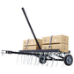 40-Inch Lawn Sweeper Tow Behind Dethatcher, Landscape Rake, Lawn Tractor Rake, Tine Tow Dethatcher Pull Behind Mower, Riding Lawn Mower Attachments for Outdoor Yard Tools Lawn Care - SolidRoot Buy Furniture USA