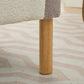 Accent Chair Sofa, Toddler Fabric with Solid Wooden Frame,Rainbow Design Livingsource