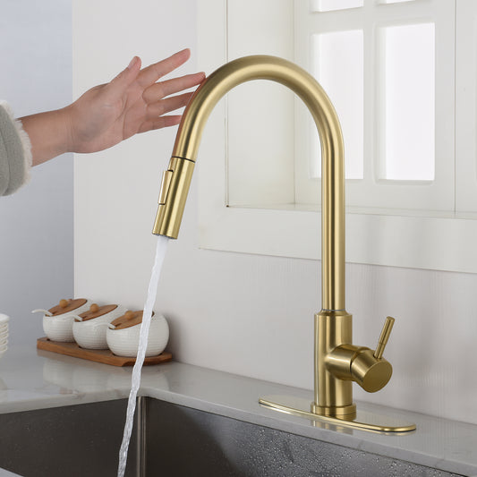 Touch Kitchen Faucet with Pull Down Sprayer - SolidRoot Buy Furniture USA