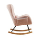 Rocking Chair Nursery, Modern Rocking Chair with High Backrest Livingsource