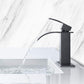 Waterfall Spout Bathroom Faucet,Single Handle Bathroom Vanity Sink Faucet - SolidRoot Buy Furniture USA
