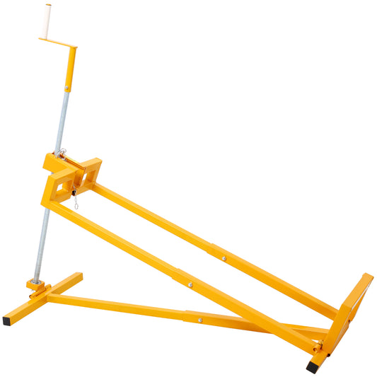 Easy Lawn Mower Lift for Riding Tractors , 800 Lbs Capacity Lawn Tractor Lifter, Ride-on Mower, Cleaning Aid, Universal, Lawn Tractor Lift, Lawn Tractor + 45° Tilt Adjustable, Yellow Livingsource