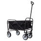 Minimeetall Multi-use Bag Collapsible Foldable Wagon Cart Beach Wagon Heavy Duty Utility Cart Utility Wagon Grocery Cart for for Camping ,3pcs  plastic Liner bag /Cover ,black Livingsource
