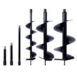 Auger Drill Bit for Planting Hole, Bulb Bedding Digging Post Hole Planting Tool for 3/4' Shaft Auger,Hole Digger Replacement Auger Bits Earth Auger Digging Bit 6IN+10IN+12IN+EXTENSION RODS SolidRoot Buy Furniture USA