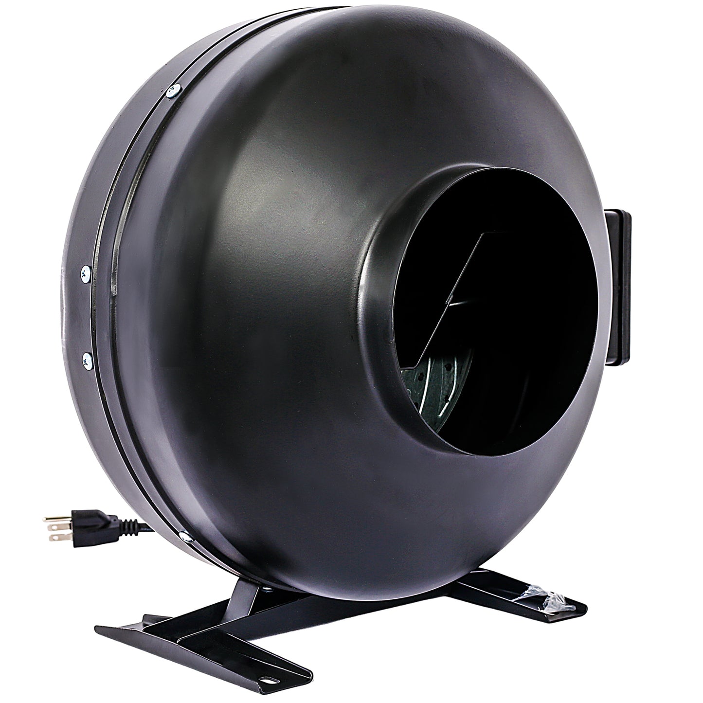 6-Inch 412 CFM Inline Duct Fan: Air Circulation Vent Blower for Hydroponics, Basements, and Kitchens