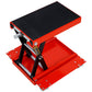 1100lb Motorcycle lift with dolly Jack,Scissor Lift Jack Wide Deck,Front Rear Center Tire Wheel Engine Stand ,Portable Bike Rack Livingsource