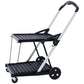 Collapsible Utility Cart Multi Use Functional Collapsible Shopping Carts 2-Tier Collapsible Shopping Cart with Baskets Carrito para Supermercado con Ruedas Livingsource