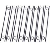Rebar stake with loop 16pcs Grip Rebar 3/8x 18 Inch Steel Durable Heavy Duty Tent Canopy Ground Stakes with Angled Ends and 1 Inch Loops for Campsites and Canopies SolidRoot Buy Furniture USA
