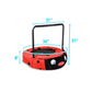 XTP003 Assembled children's trampoline happy expression outdoor and indoor dual-use ladybug black and red foldable iron tube for kids age 3 - 7 Livingsource