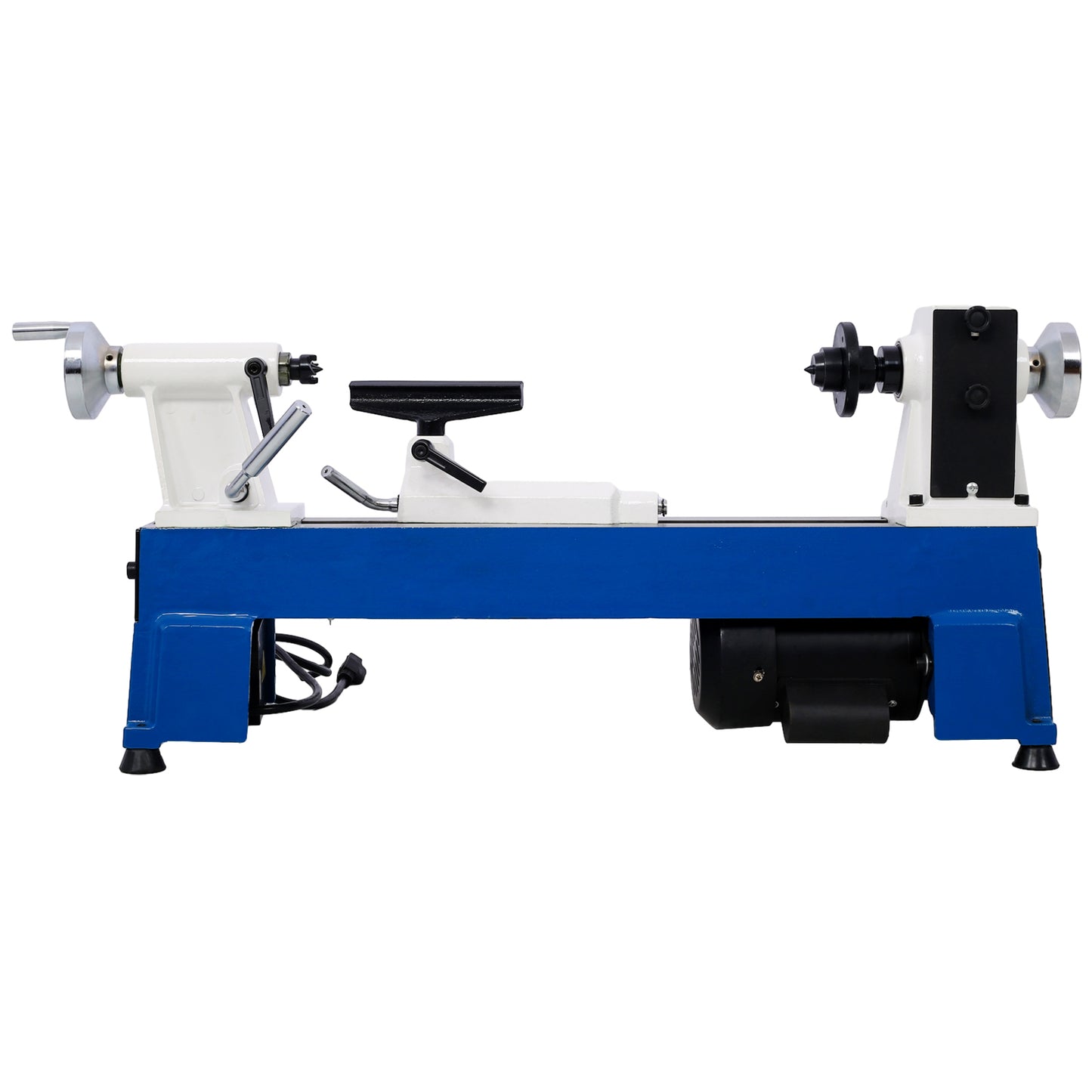 Benchtop Wood Lathe 10" x 18" Wood Lathe Machine 5 Variable Speeds 500/750/1150/1800/3200RPM Mini Wood Turning Lathe for Woodworking 1/2HP Multifunctional Power Wood Lathe