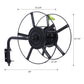 Swivel Hose Reel Wall Mount - 180 Degree Pivot Hose Hanger - Great for Garden Storage - Hose Holder Wall Mount for Garden Hose - Heavy Duty Steel Hose Hanger for Hose Reels Livingsource