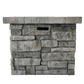 30" Outdoor Square MgO Propane Fire Pit - 40,000 BTU, Grey - SolidRoot Buy Furniture USA