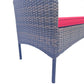 Wicker Patio Conversation Furniture Set, Outdoor Furniture Set with Removable Cushions & Table, Tempered Glass Top, Modern Rattan Bench for Garden Lawn Backyard - SolidRoot Buy Furniture USA