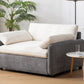 [Video]50*43" Oversized Chenille Single Sofa Chair,Wide and Deep Seat Accent Chair,Modern Upholstered Comfy Armchair,Color Blocking Couch Lounge with Pillows for Living Room,Apartment,Bedroom,3 Colors Livingsource